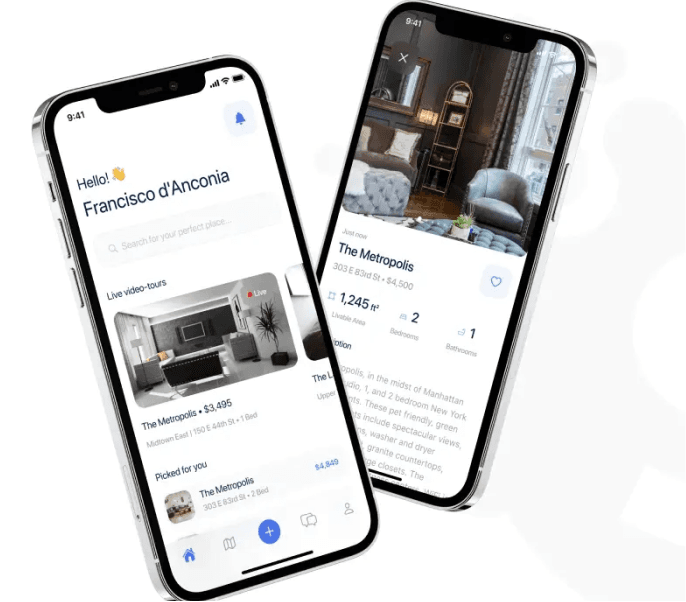 Mobile App View